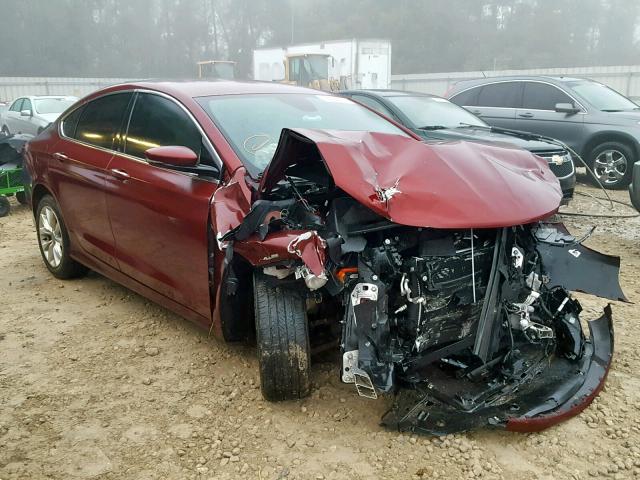 1C3CCCCG8FN623803 - 2015 CHRYSLER 200 C BURGUNDY photo 1