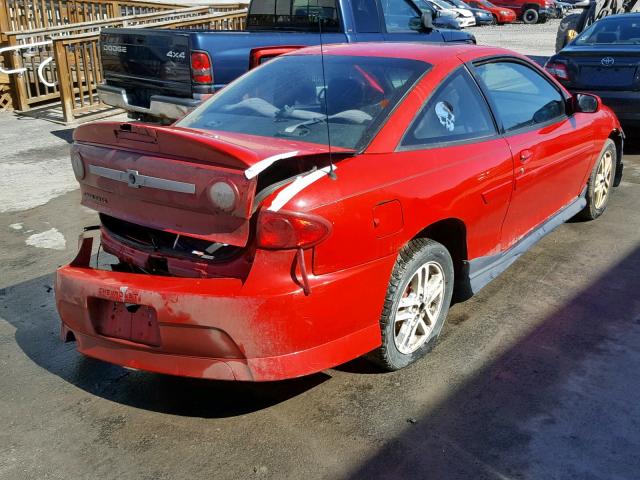 1G1JH12F837287175 - 2003 CHEVROLET CAVALIER L RED photo 4