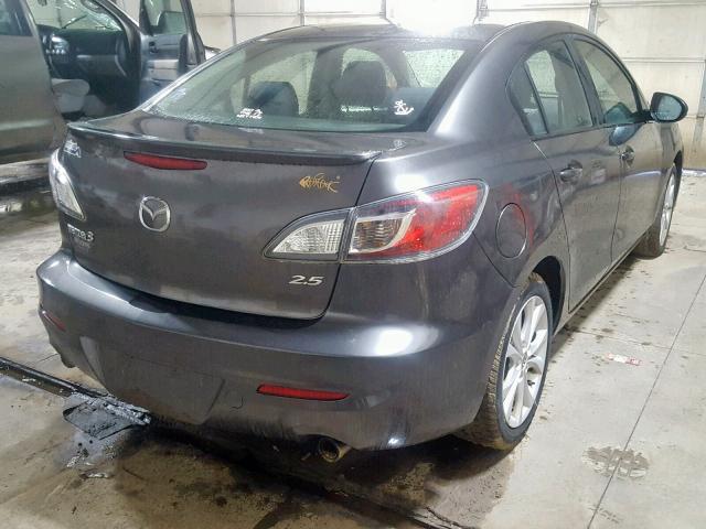 JM1BL1U59B1388001 - 2011 MAZDA 3 S GRAY photo 4