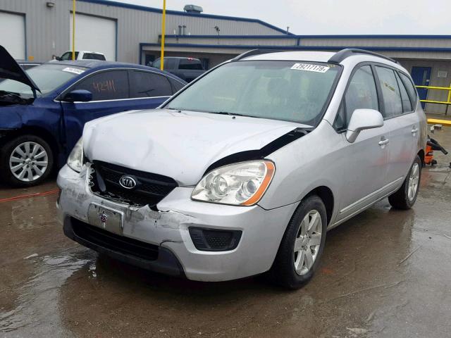 KNAFG526087183890 - 2008 KIA RONDO LX SILVER photo 2