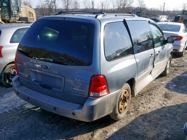 2FMZA58254BA65532 - 2004 FORD FREESTAR L BLUE photo 4