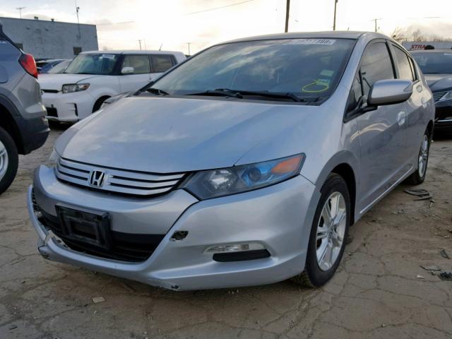 JHMZE2H78AS002167 - 2010 HONDA INSIGHT EX SILVER photo 2