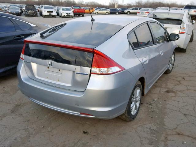 JHMZE2H78AS002167 - 2010 HONDA INSIGHT EX SILVER photo 4