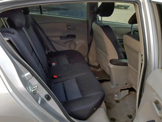 JHMZE2H78AS002167 - 2010 HONDA INSIGHT EX SILVER photo 6