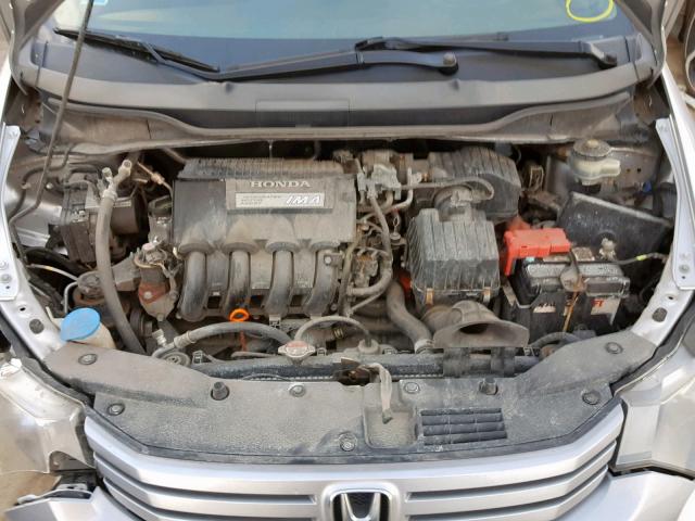 JHMZE2H78AS002167 - 2010 HONDA INSIGHT EX SILVER photo 7