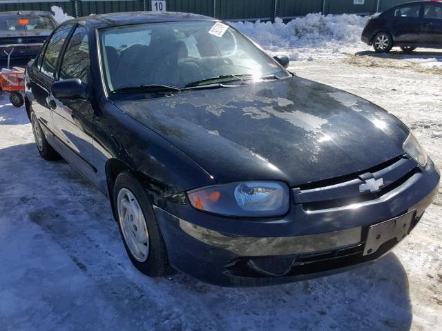 1G1JF52F237209956 - 2003 CHEVROLET CAVALIER L BLACK photo 1