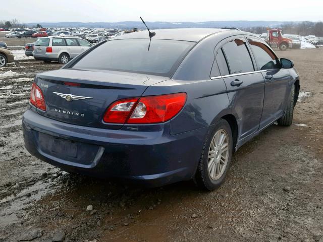 1C3LC56J48N257280 - 2008 CHRYSLER SEBRING TO BLUE photo 4