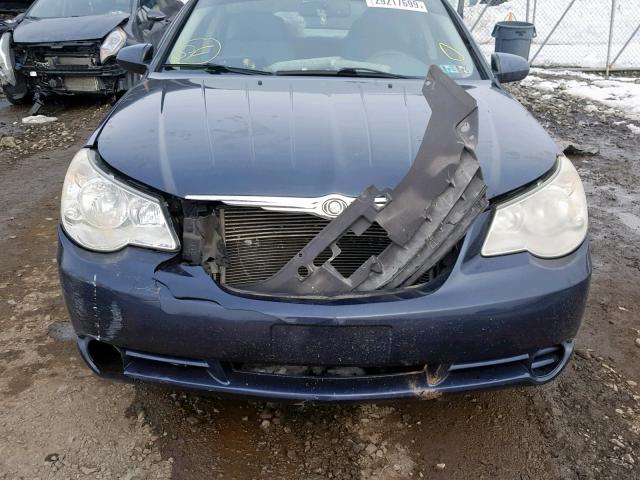 1C3LC56J48N257280 - 2008 CHRYSLER SEBRING TO BLUE photo 9