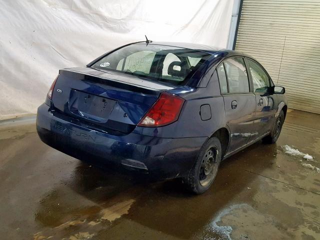 1G8AJ58F47Z181076 - 2007 SATURN ION LEVEL BLUE photo 4