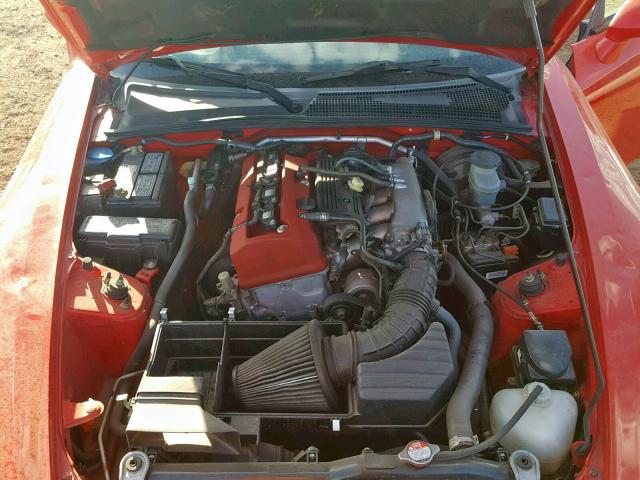 JHMAP11461T000428 - 2001 HONDA S2000 RED photo 7