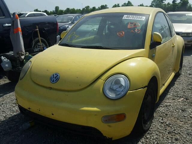 3VWCA21C5YM414850 - 2000 VOLKSWAGEN NEW BEETLE ყვითელი ფოტო 2