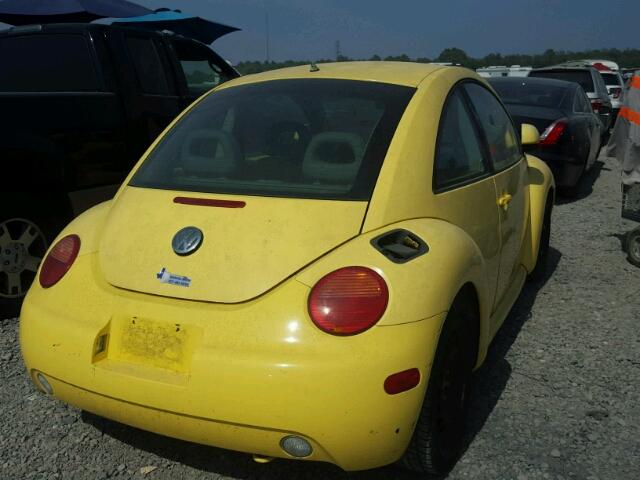 3VWCA21C5YM414850 - 2000 VOLKSWAGEN NEW BEETLE ყვითელი ფოტო 4