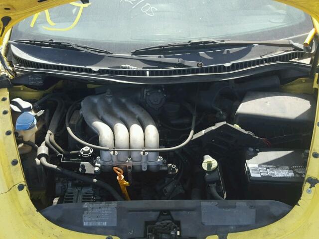 3VWCA21C5YM414850 - 2000 VOLKSWAGEN NEW BEETLE ყვითელი ფოტო 7