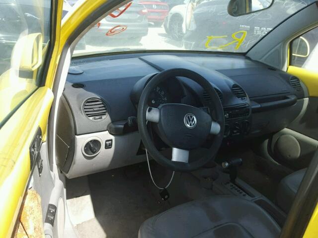 3VWCA21C5YM414850 - 2000 VOLKSWAGEN NEW BEETLE ყვითელი ფოტო 9
