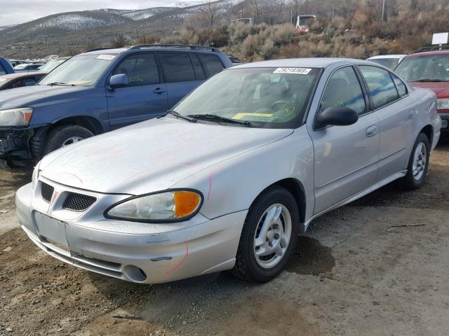 1G2NE52F03C145441 - 2003 PONTIAC GRAND AM S SILVER photo 2