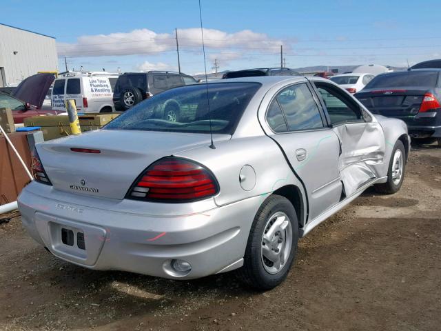 1G2NE52F03C145441 - 2003 PONTIAC GRAND AM S SILVER photo 4