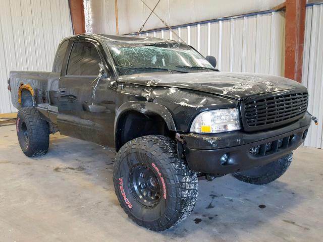 1B7GG22N5YS508799 - 2000 DODGE DAKOTA BLACK photo 1