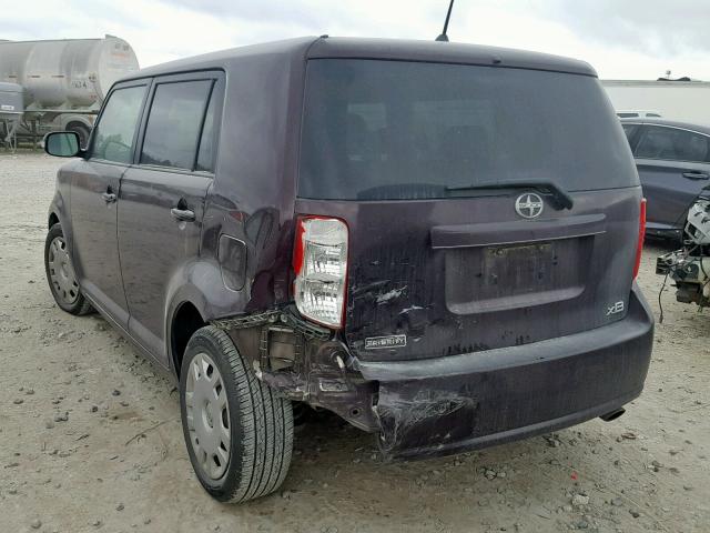 JTLZE4FE5A1112103 - 2010 TOYOTA SCION XB 紫色 照片 3
