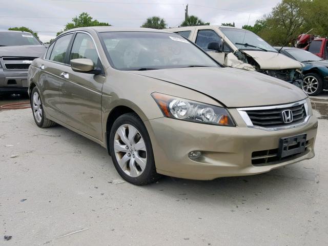 1HGCP36818A006064 - 2008 HONDA ACCORD EXL GOLD photo 1