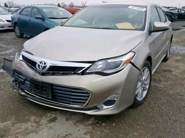 4T1BK1EB2FU151955 - 2015 TOYOTA AVALON XLE SILVER photo 2