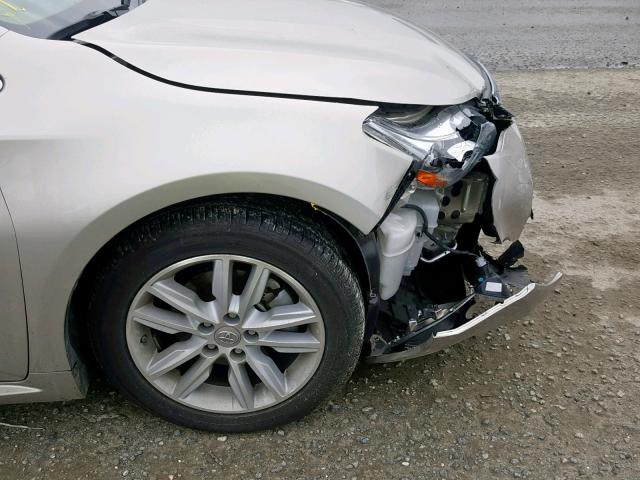 4T1BK1EB2FU151955 - 2015 TOYOTA AVALON XLE SILVER photo 9