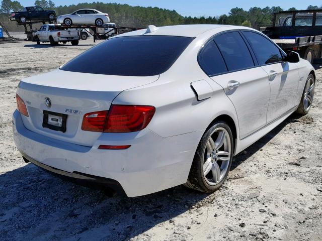 WBAFR7C51BC804306 - 2011 BMW 535 I WHITE photo 4