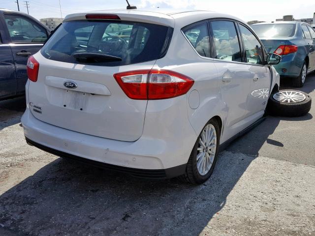 1FADP5CU4FL114931 - 2015 FORD C-MAX PREM WHITE photo 4