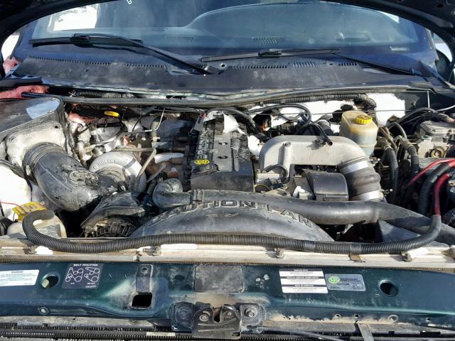 3B7KF23621G785914 - 2001 DODGE RAM 2500 GREEN photo 7