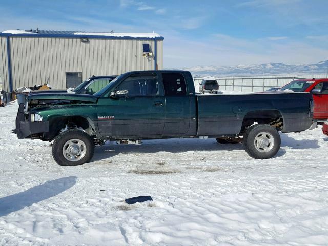 3B7KF23621G785914 - 2001 DODGE RAM 2500 GREEN photo 9