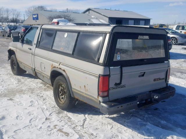 1GTCS14Z3P8510215 - 1993 GMC SONOMA SILVER photo 3