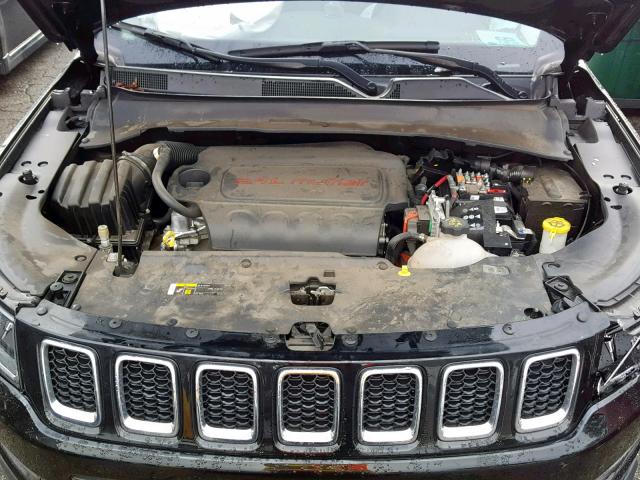 3C4NJCAB4JT124491 - 2018 JEEP COMPASS SP BLACK photo 7