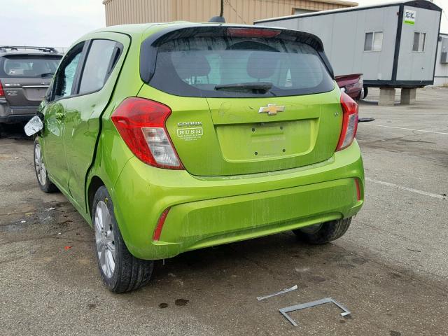 KL8CD6SA0GC575680 - 2016 CHEVROLET SPARK 1LT ORANGE photo 3