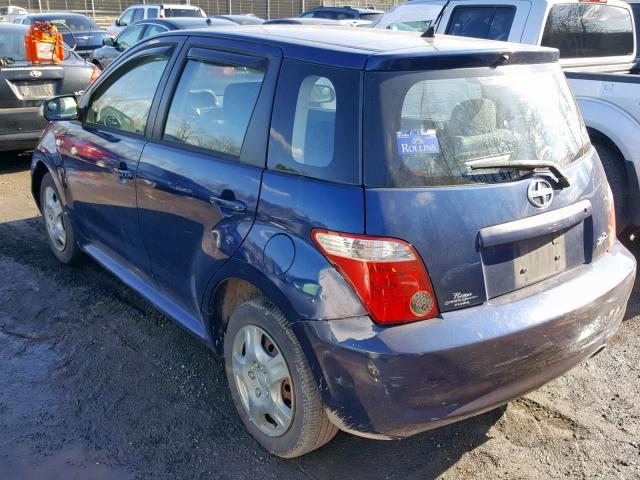 JTKKT624260164936 - 2006 TOYOTA SCION XA BLUE photo 3