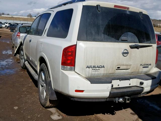 5N1BA0NC7EN612176 - 2014 NISSAN ARMADA SV WHITE photo 3