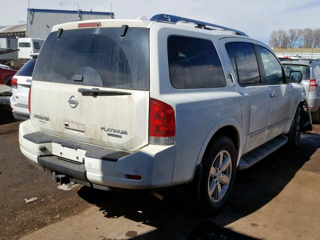 5N1BA0NC7EN612176 - 2014 NISSAN ARMADA SV WHITE photo 4