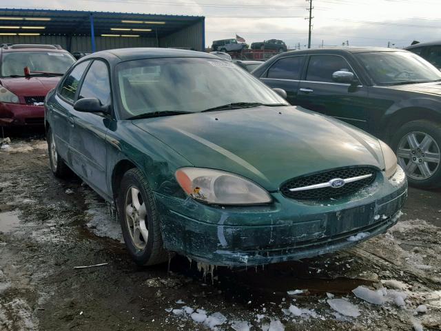 1FAFP55U3YG145704 - 2000 FORD TAURUS SES GREEN photo 1