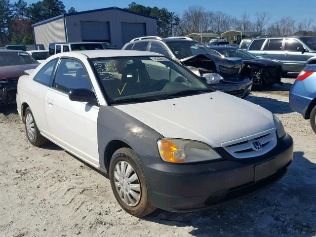 1HGEM21283L015761 - 2003 HONDA CIVIC DX WHITE photo 1