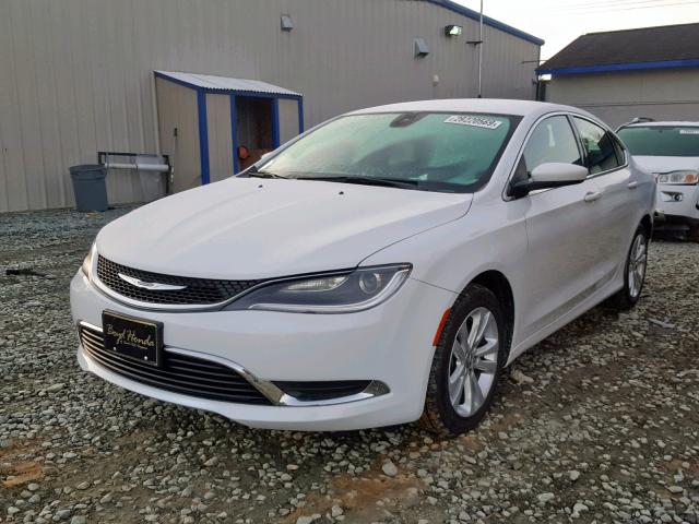 1C3CCCAB0FN595115 - 2015 CHRYSLER 200 LIMITE WHITE photo 2