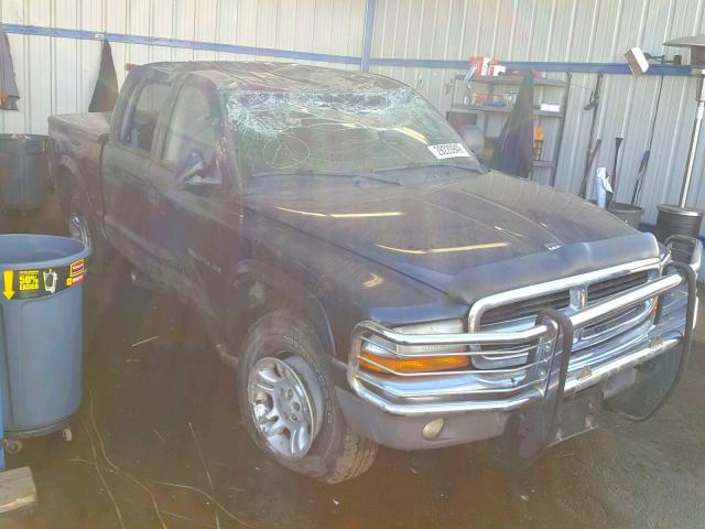 1B7GG2AN91S104539 - 2001 DODGE DAKOTA QUA BLUE photo 1