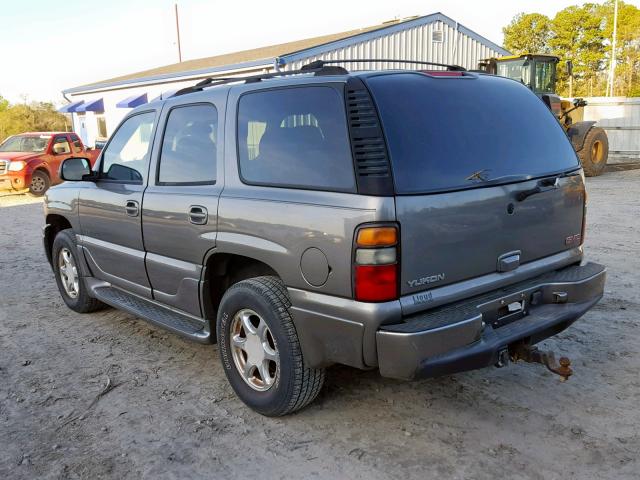 1GKEK63U95J220101 - 2005 GMC YUKON DENA GRAY photo 3