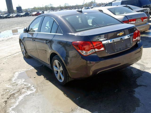 1G1PE5SB3F7236310 - 2015 CHEVROLET CRUZE LT BLACK photo 3