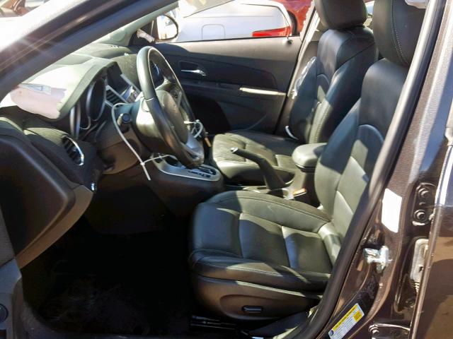 1G1PE5SB3F7236310 - 2015 CHEVROLET CRUZE LT BLACK photo 5