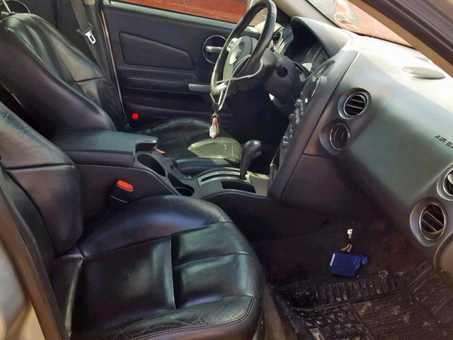 2G2WR554661220849 - 2006 PONTIAC GRAND PRIX BLACK photo 5