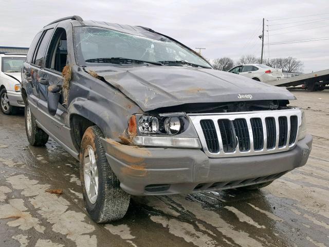 1J4GX48S22C274190 - 2002 JEEP GRAND CHER GRAY photo 1