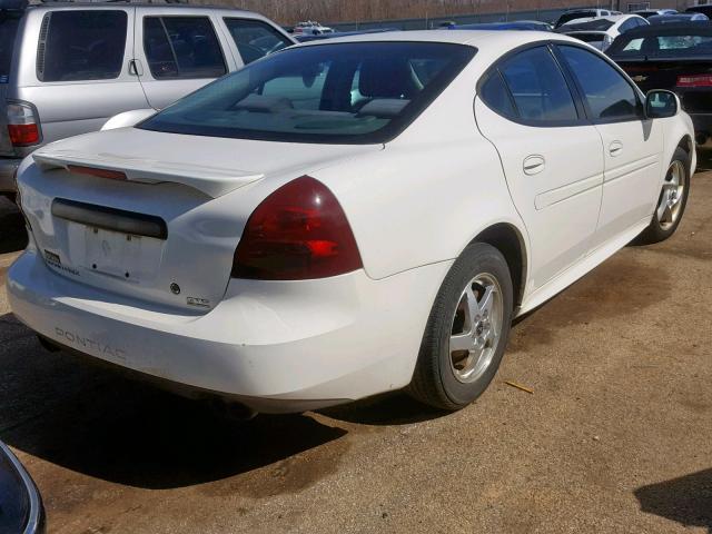 2G2WR524641360434 - 2004 PONTIAC GRAND PRIX WHITE photo 4