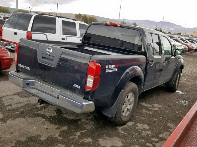 1N6AD07WX5C433038 - 2005 NISSAN FRONTIER C BLACK photo 4