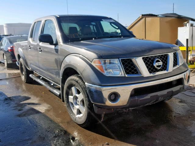 1N6AD09W47C461787 - 2007 NISSAN FRONTIER C GRAY photo 1