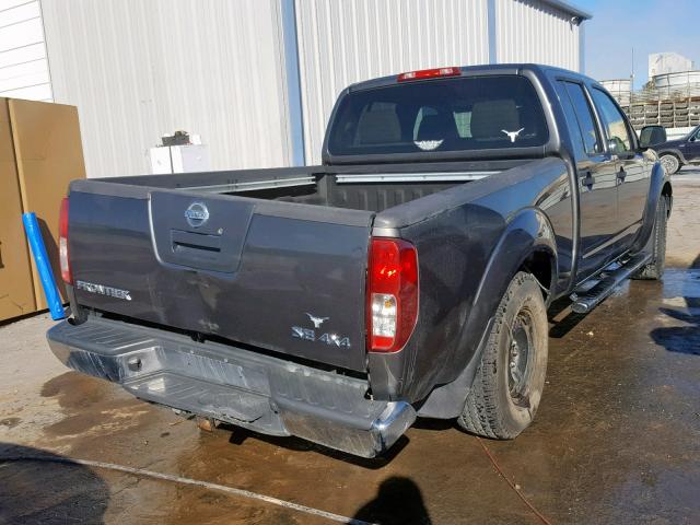 1N6AD09W47C461787 - 2007 NISSAN FRONTIER C GRAY photo 4