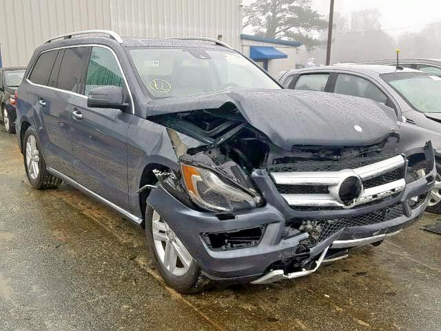 4JGDF7CE7DA184834 - 2013 MERCEDES-BENZ GL 450 4MA GRAY photo 1