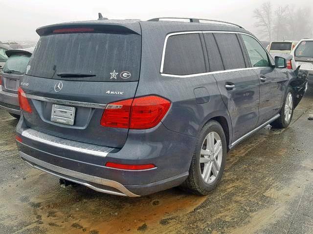 4JGDF7CE7DA184834 - 2013 MERCEDES-BENZ GL 450 4MA GRAY photo 4